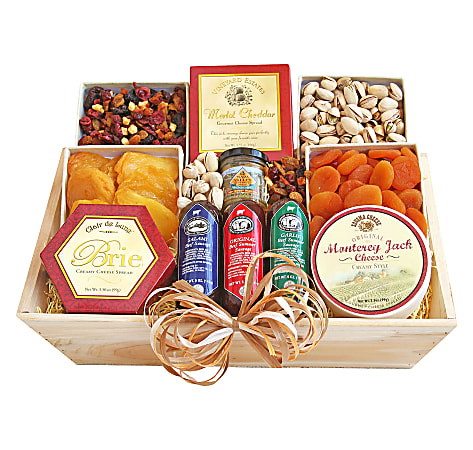 Givens Gift Basket, Deluxe Meat And Cheese, 4 Lb