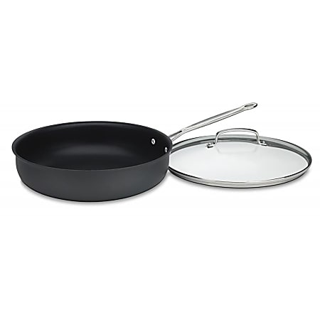 Cuisinart™ Non-Stick Deep Fry Pan, 12”, Black