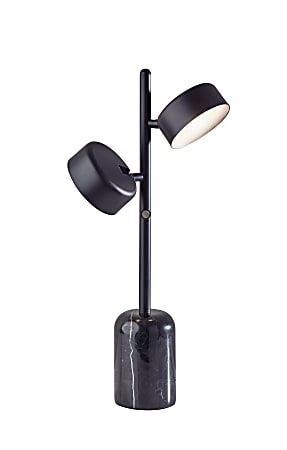 Adesso Bryant LED Table Lamp, 20-3/4”H, Black