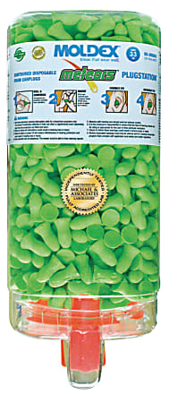 Meteors Earplugs, Foam, Bright Green, Uncorded