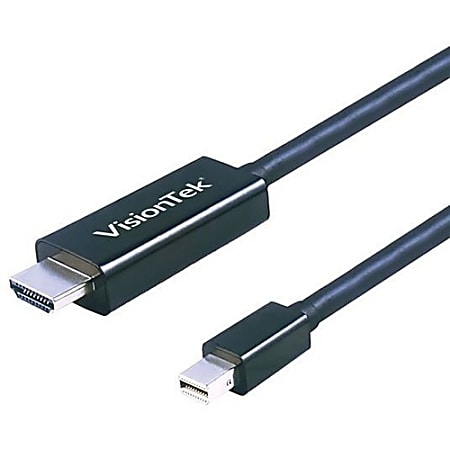 VisionTek Mini DisplayPort to HDMI 2.0 Active Cable (M/M) 4K @ 60Hz - Mini DisplayPort to HDMI Active Cable - 901215