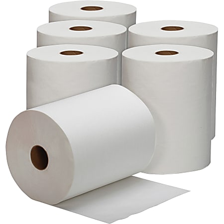 SKILCRAFT® Paper Towel Rolls, 10 x 800', 100% Recycled, White, Box Of 6  Rolls