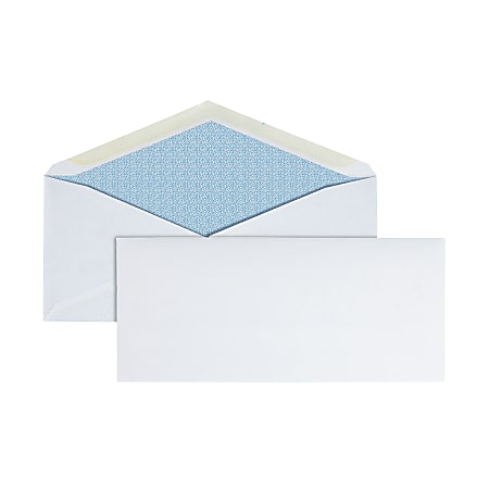 Quality Park #10 Laser/Inkjet Window Envelopes 500 per Box, White Wove Gummed 21384 4.125 x 9.5 