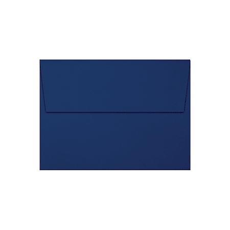 LUX Invitation Envelopes, A7, Peel & Stick Closure, Gold/Navy, Pack Of 50