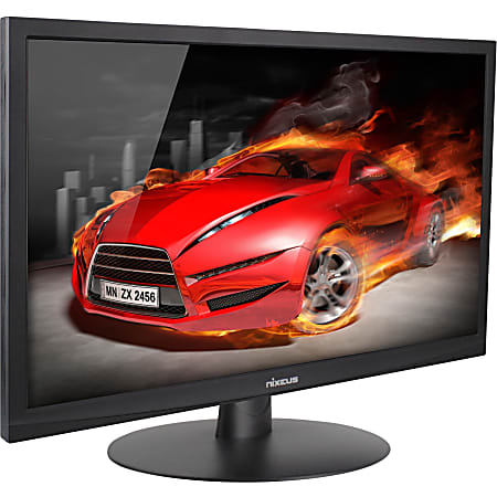 Nixeus Vue NX-VUE24 24" Full HD LED LCD Monitor - 16:9 - Black - Twisted Nematic Film (TN Film) - 1920 x 1080 - 16.7 Million Colors - FreeSync - 300 Nit - 1 ms - 144 Hz Refresh Rate - DVI - HDMI - VGA - DisplayPort