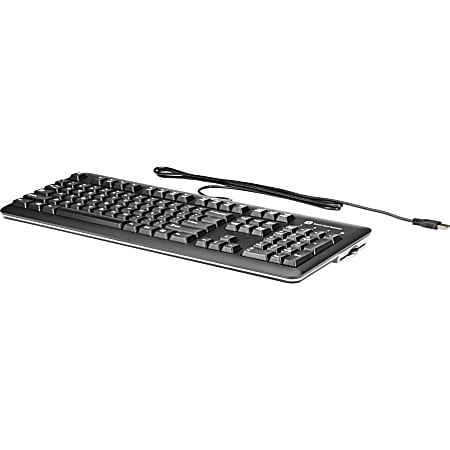 HP USB Smart Card CCID Keyboard - Cable Connectivity - USB Interface - English (US) - PC - Membrane Keyswitch