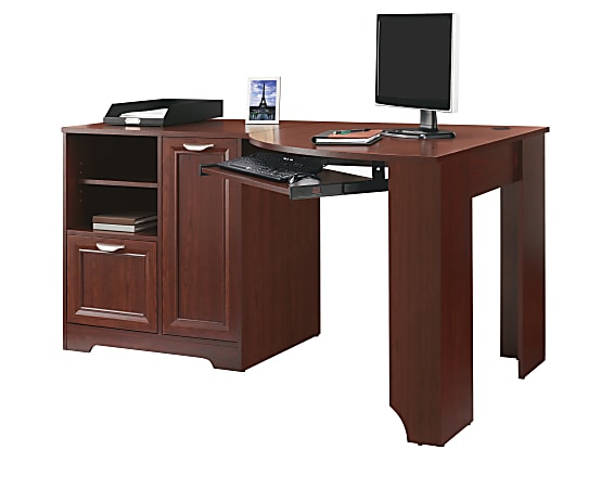 Realspace Magellan 60 W Corner Desk Classic Cherry Office Depot