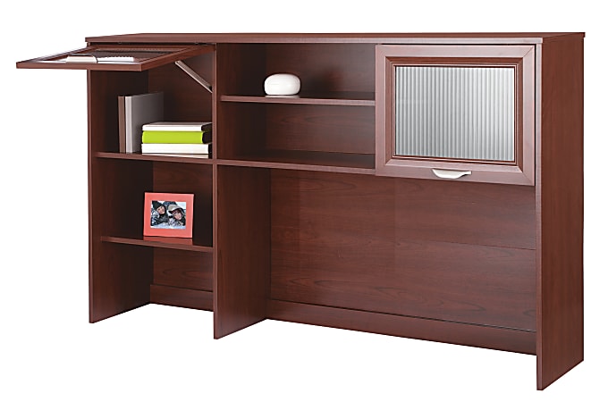 Realspace® Magellan 58"W Hutch For Corner/L-Desk, Classic Cherry