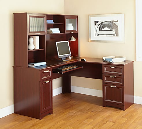Realspace magellan corner best sale desk with hutch