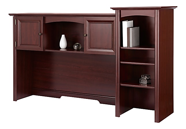 Realspace® Broadstreet 65”W Hutch For U-Shaped Desk, Cherry