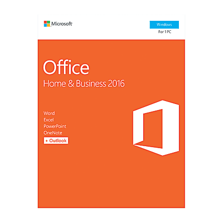 Microsoft Office Home & Business 2016, 1 PC, Product Key