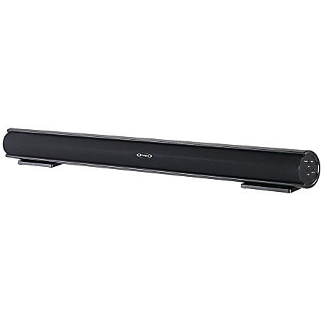 Jensen 2.0 Bluetooth Sound Bar Speaker - 36 W RMS - Black - Wall Mountable