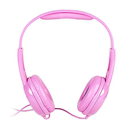 Headphones with mic pink colour sales