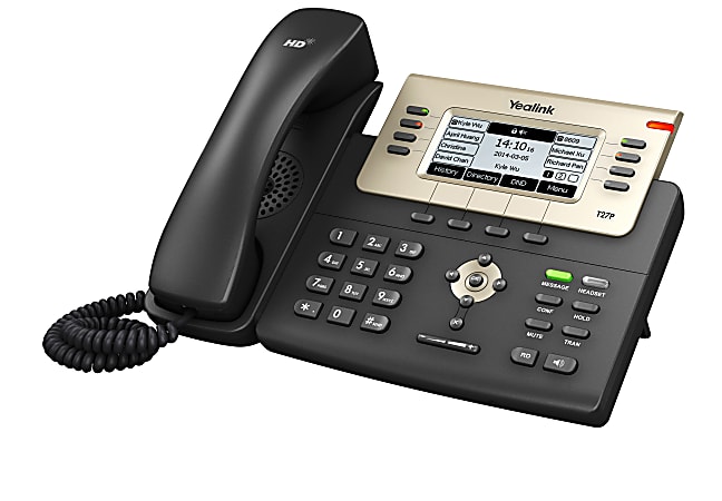 Yealink Executive Gigabit VoIP Phone, YEA-SIP-T27G
