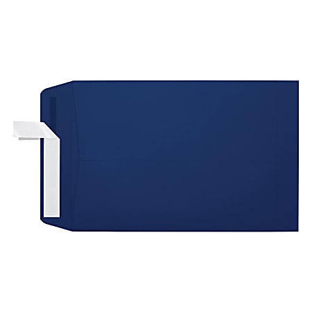LUX #6 1/2 Open-End Envelopes, Gummed Seal, Navy, Pack Of 250