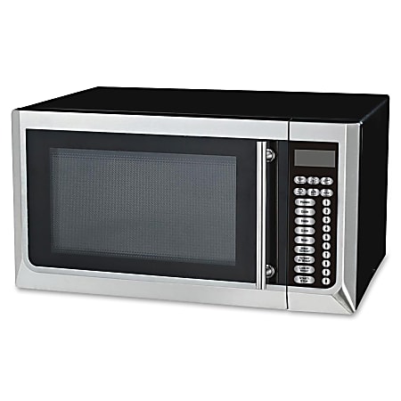 Avanti 1.6 Cu. Ft. Microwave Oven, Black/Silver