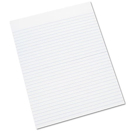 SKILCRAFT® 30% Recycled Glued Writing Pads, 8 1/2" x 11", White, Legal Ruled Both Sides, Pack Of 12 (AbilityOne 7530-01-124-5660)