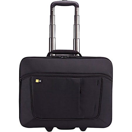 Case Logic ANR-317 Travel/Luggage Case (Roller) for 17.3" Notebook, iPad, Travel Essential, Tablet - Black