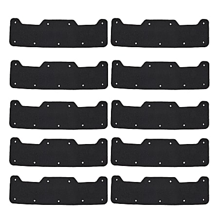 Ergodyne Skullerz 8953 Hard Shell Bump Cap Sweatband Replacements, Black, Pack Of 10 Replacements