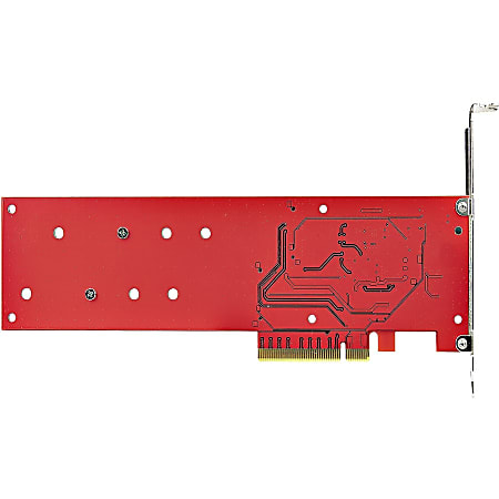 StarTech.com Dual M.2 PCIe SSD Adapter Card x8x16 Dual NVMe or