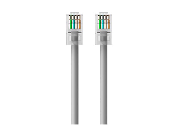 Belkin High Performance - Patch cable - RJ-45 (M) to RJ-45 (M) - 6.1 m - UTP - CAT 6 - molded, snagless - gray