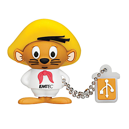 Emtec Looney Tunes USB 2.0 Flash Drive, 4GB, Speedy