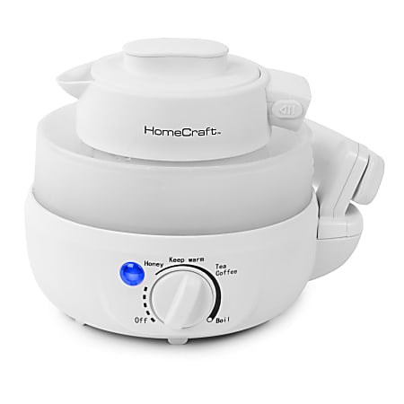Homecraft 1L Brushed Stainless Steel Electric Water Kettle 