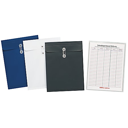 Office Depot® Brand All-Purpose Poly Envelope, 9 1/2" x 13", White