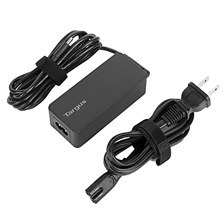 Targus 65W USB C Laptop Charger Black 