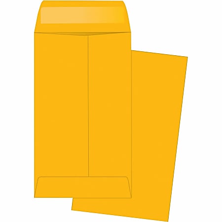 Business Source Little Coin No. 5-1/2 Kraft Envelopes - Coin - #5-1/2 - 3 1/8" Width x 5 1/2" Length - 20 lb - Gummed - Brown Kraft - Kraft - 500 / Box