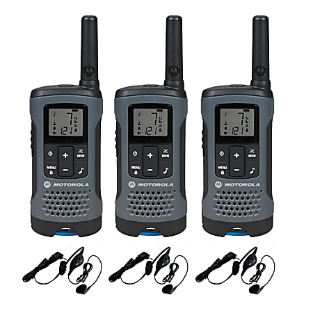 Motorola® TalkAbout® T200TP Two-Way Radios Bundle, Dark Gray, T200TP-BNDL-1