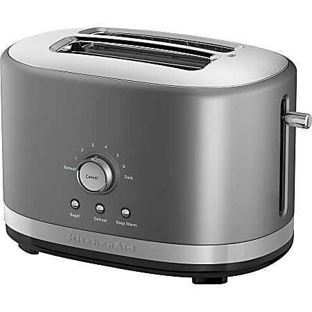 KitchenAid KMT2116 Toaster - Toast, Browning, Bagel, Reheat, Keep Warm, Frozen - Contour Silver