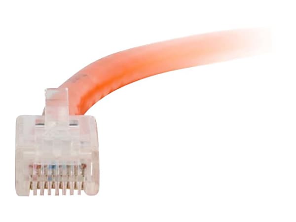 C2G 35ft Cat6 Non-Booted Unshielded (UTP) Ethernet Network Patch Cable - Orange - Patch cable - RJ-45 (M) to RJ-45 (M) - 35 ft - UTP - CAT 6 - orange