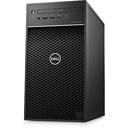 Dell Precision 3000 3650 Workstation - Intel Core i7 Octa-core (8 Core) i7-10700 10th Gen 2.90 GHz - 32 GB DDR4 SDRAM RAM - 512 GB SSD - Tower - Intel W580 Chip - Windows 10 Pro - NVIDIA Quadro P2200 5 GB Graphics - DVD-Writer