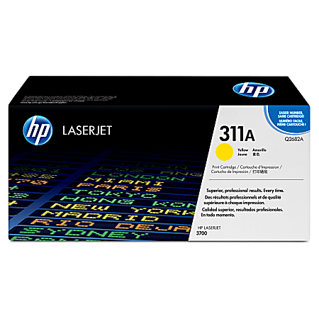 HP 311A Yellow Toner Cartridge, Q2682A