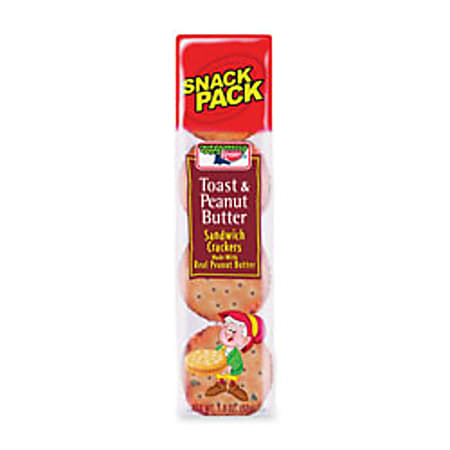 Keebler® Sandwich Crackers, Cheese And Peanut Butter, 1.38 Oz Pack