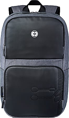 SwissDigital Empere Business Backpack With 15.6" Laptop Pocket, Gray
