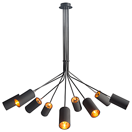 Zuo Modern Ambition LED Ceiling Lamp 59 W Black Office Depot