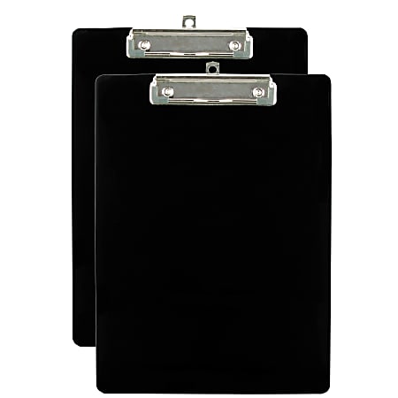 Clipboards Low Profile Clip Extra Large Clipboard Black 