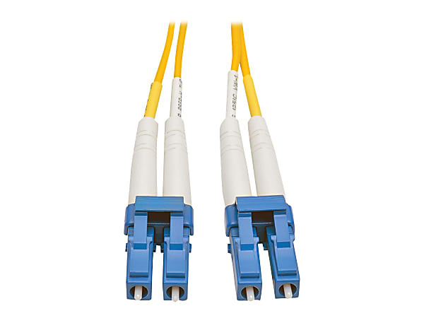 Eaton Tripp Lite Series Duplex Singlemode 9/125 Fiber Patch Cable (LC/LC), 2M (6 ft.) - Patch cable - LC single-mode (M) to LC single-mode (M) - 2 m - fiber optic - duplex - 9 / 125 micron - riser - yellow