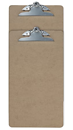 Office Depot® Brand Legal Size Wood Clipboards, 9" x 15-1/2", 100% Recycled Wood, Pack Of 2 Clipboards