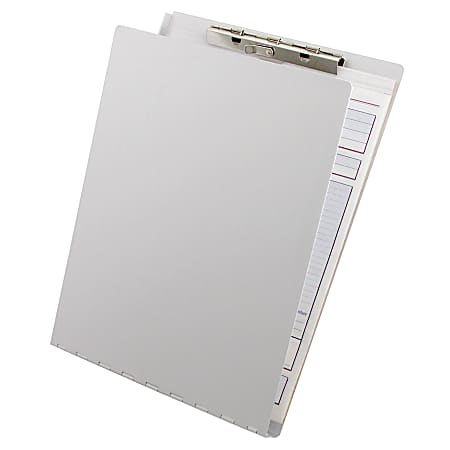 Office Depot® Brand Aluminum Clipboard With Privacy Cover, 8 1/2" x 11"