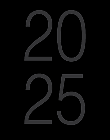 2025 Willow Creek Press Monthly Booklet Planner, 7-1/2” x 9-1/2”, Black, January 2025 To December 2025, 48467