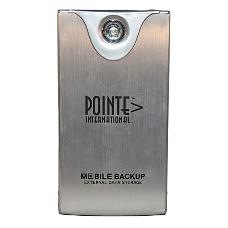 Pointe International One Touch Backup Hard Drive, 120GB
