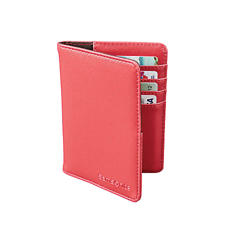 Samsonite RFID Passport Holder Coral
