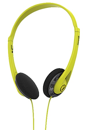 Skullcandy 2XL Wage On-Ear Headphones, Dark Gray/Black/Lime