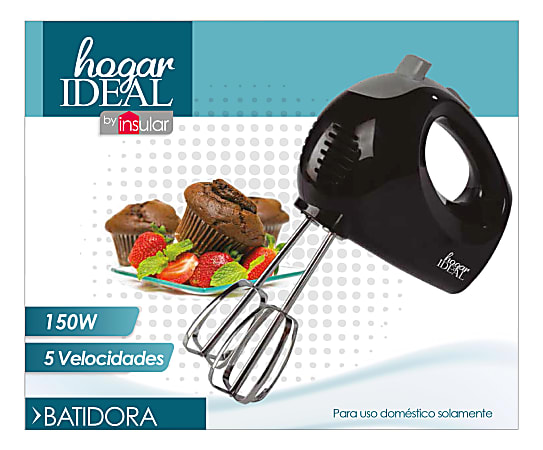 Cocina Criolla 5-Speed Hand Blender, Black, Total Qty 1
