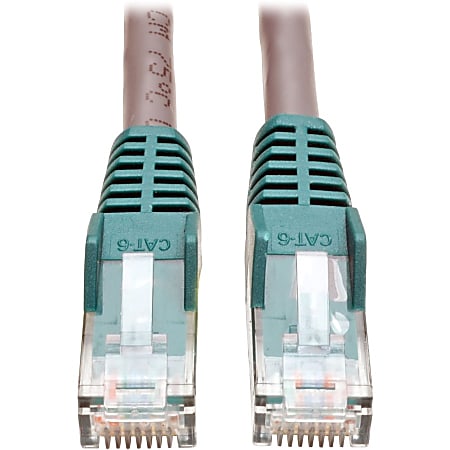 Tripp Lite 7ft Cat6 Gigabit Crossover Molded Patch Cable RJ45 M/M Gray 7', N210007GY