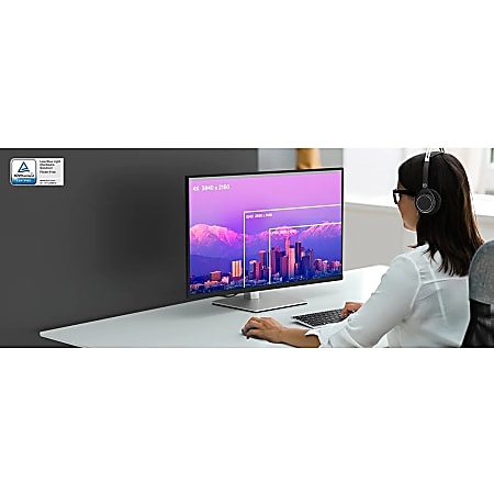 Dell P3222QE 31.5 4K UHD LED LCD Monitor 169 Black Silver 32 Class