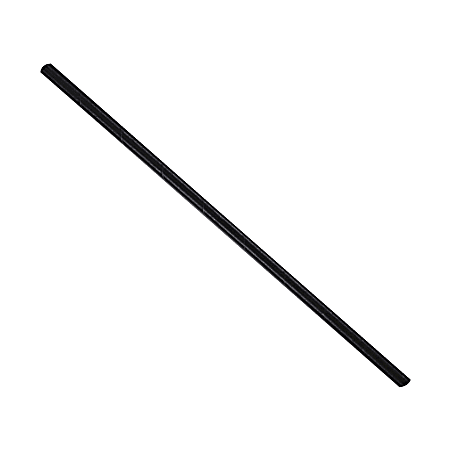 Hoffmaster Paper Straws, Cocktail, 5-1/2", Black, Pack Of 5,000 Straws